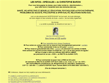 Tablet Screenshot of christophebaroni.info